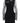 Alessandra Rich Black Organic Cotton Short Dress