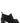 Moschino Black Leather Platform Loafers