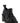 Moschino Black Leather Platform Loafers