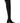Jil Sander Black Leather Over The Knee