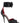 Valentino Garavani Black Calfskin Stiletto Heel Sandals