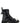 Moschino Black Calfskin Lace-Up Boots