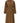 Fendi Brown Lamb Leather Coat