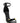 Elisabetta Franchi Black Leather Stiletto Heel Sandals