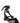 PINKO Black Leather Ballet Flats