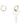 MM6 Maison Margiela Silver Brass Earrings