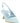 Alexandre Birman Blue Cowhide Mid Heel Pumps
