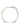 Alessandra Rich Silver Glass Necklace