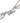 Alessandra Rich Silver Glass Necklace