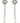 Alessandra Rich Silver Plastic Earrings
