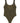 Brunello Cucinelli Bicolor Polyamide One-Piece Swimsuit