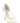 Jimmy Choo White Tencel High Heel Pumps