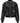 Ganni Black Leather Bomber