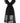 Ganni Black Recycled Polyester Midi Dress