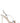 Gianvito Rossi Silver Calfskin Stiletto Heel Sandals