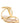Gianvito Rossi Gold Lamb Leather Flat Sandals