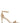 Stuart Weitzman Beige Goatskin Stiletto Heel Sandals
