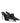 Off-White Black Leather High Heel Pumps