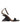 Off-White Black Leather Stiletto Heel Sandals