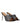 Off-White Black Satin Stiletto Heel Sandals