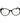 Furla Black Cellulose Acetate Glasses (Frames)