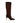 Santoni Brown Calf Leather Bos Taurus High Heel Boots