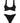 Hunza G Black Nylon Bikini