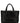 Saint Laurent Black Lamb Leather Tote Bag