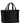 Saint Laurent Black Lamb Leather Tote Bag