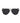 Lacoste Black Metal Sunglasses