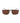 Lacoste Brown Metal Sunglasses