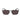 Lacoste Black Metal Sunglasses