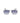 Police Gray Metal Sunglasses