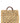 Paco Rabanne Beige Raffia Handbag