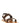 K.JACQUES SAINT TROPEZ Brown Cowhide Flat Sandals