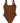 MC2 Saint Barth Brown Polyester One-Piece Swimsuit