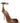 Paris Texas Brown Calfskin Stiletto Heel Sandals