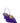 Tom Ford Purple Viscose Mid Heel Pumps