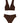 Hunza G Brown Polyamide Bikini