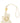 Ganni Beige Leather Keychain