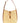 Saint Laurent Beige Raffia Shoulder Bag