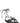 Saint Laurent Black Lamb Leather Flat Sandals