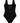 Polo Ralph Lauren Black Nylon One-Piece Swimsuit