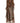 The Andamane Brown Viscose Mini Skirt