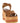 Chloé Brown Calfskin Wedge Sandals