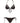 The Attico Brown Polyamide Bikini