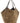 Brunello Cucinelli Brown Alpaca Leather Tote Bag