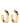 Paco Rabanne Gold Brass Earrings