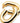 Paco Rabanne Gold Brass Earrings