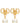 Valentino Garavani Gold Brass Earrings